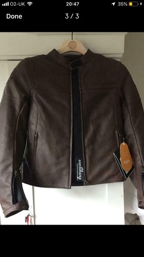 Furygan leather motorcycle