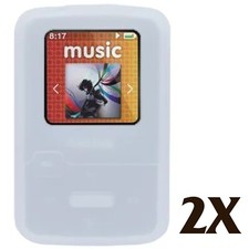 2X White Silicone Skin Case