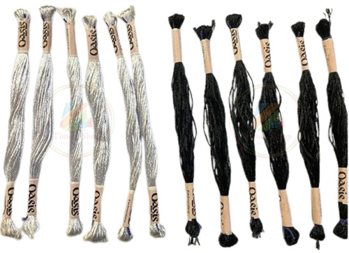 White silk skeins - silk,