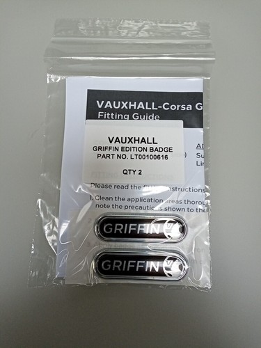 Pair genuine vauxhall - 1x,