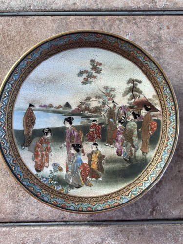 Antique meiji japanese satsuma - antique,