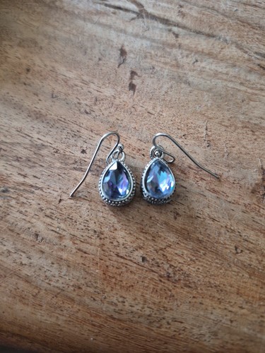 Blue topaz colour drop - blue,
