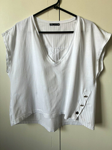 Zara women white neck - zara, women’s