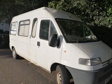 2001 Peugeot Boxer Camper Van 2.5l Diesel Manual Spares Or Repair No Reserve