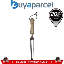 Kent & Stowe Stainless Steel Widger Planter Heavy Duty Wooden Ash Handle