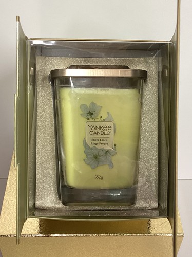 Yankee candle sheer linen - candle,