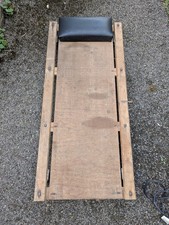 Vintage Mechanics Creeper Board Crawler Under Car Wheeled platform