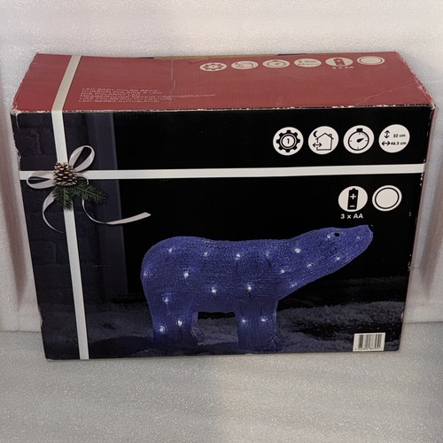 Led baby polar bear - led, light