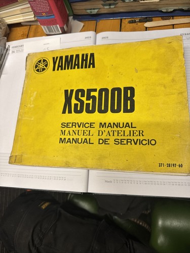 Yamaha xs500b service manual - yamaha,