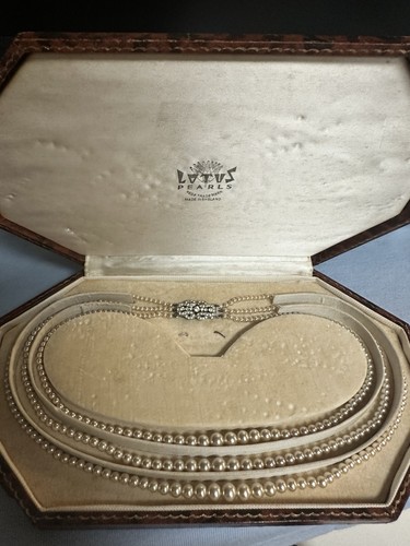 Vintage lotus pearl strand - pearl,