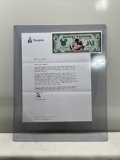 1987 FIRST EDITION $1 DISNEY