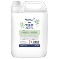 IPA Disinfectant Hand Sanitiser Sanitizer 70% Alcohol - 5L Litre - Ocean Free