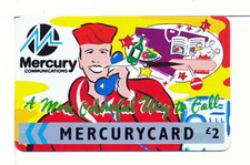 MERCURY PHONECARD £2 MORE