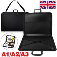 A1 A2 A3 A4 Water Proof Black Portfolio Case-Design Art Work Painting Folder Bag