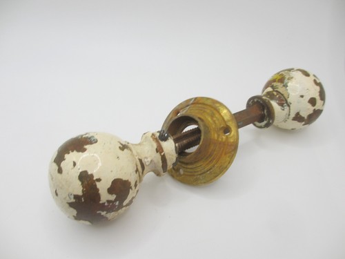 Victorian brass door knobs - victorian,