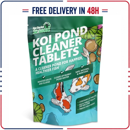 Koi pond cleaner tablets - koi,