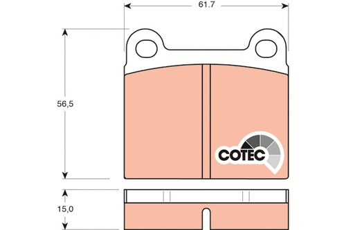 Front rear brake - front, /