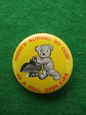 Scarce National Coal Board UK Open Fire Badge (73)