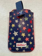 Cath Kidston Navy Blue Starry Star Sleeve Pouch Phone Case Accessory Holder VGC