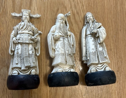 Set chinese gods resin - chinese,