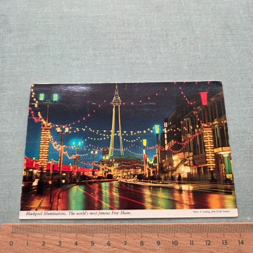 Vintage postcard blackpool - vintage,