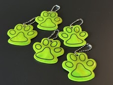 5 x Hi Vis Reflective Keyring