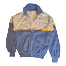 Vintage 70s Adidas Ventex Track top zip sweatshirt made in France Mens Small