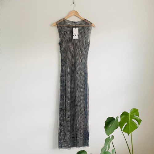 Zara black copper - black/copper, long