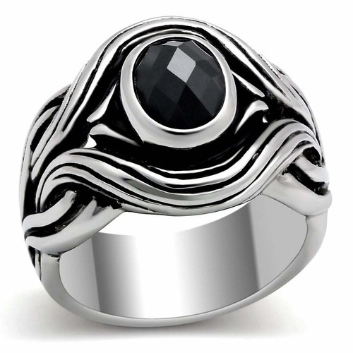 Mens onyx ring - , signet