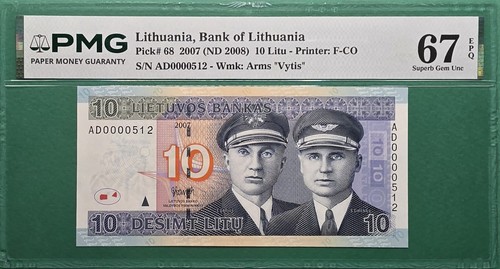 2007 lithuania litu 68 - lithuania, 10