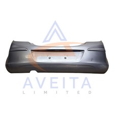 Vauxhall Corsa D 2008 5-Door Rear Bumper Silver 4AU / 163 13179916