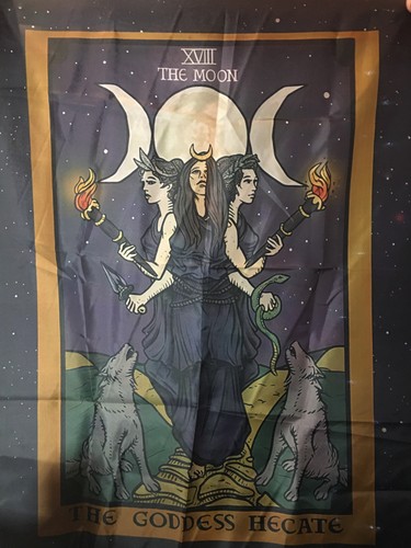 Goddess hecate flag wall - flag,