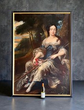 HUGE 17th Century  Antique oil