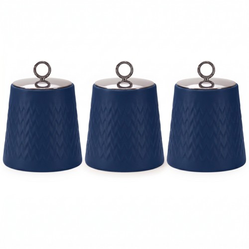 Tea sugar coffee canisters - tea,