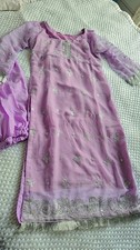Asian Pakistani Indian Partywear Shalwar Kameez 3 Piece Set