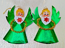 2 x Vintage 1950s Angel Foil &