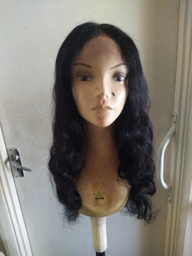 Human hair wig overall - hair, 24"