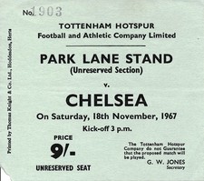 Ticket tottenham chelsea - tottenham, v