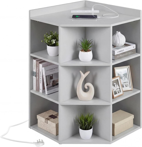 Tier corner bookcase wooden - 4-tier, bookcase,