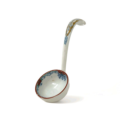 Antique ceramic soup ladle - ceramic,