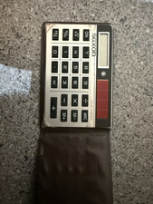 Saxon Pocket Solar Powered Calculator, 1970s 1980s ? Good For Collector Or Prop