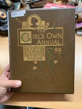 1896-97 "THE GIRL'S OWN ANNUAL" VOL 18 ILLUSTRATED 2.1kg HARDBACK BOOK (EV3)