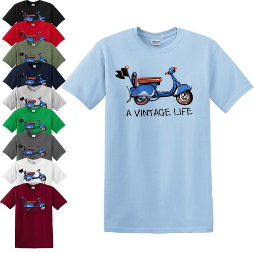 Vintage life vespa shirt - vespa, t-shirt