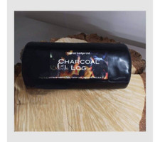 Charcoal Cheddar Cheese , Waxed Charcoal log approx 1kg  Charcoal Cheddar Cheese