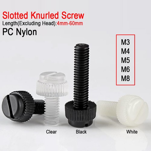 M8 plastic slotted - m4, m5