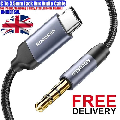 Usb aux 5mm cable - usb-c, to