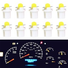 10x T5 B8.5D Car Gauge LED