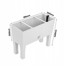 Rattan Large Planter Box with