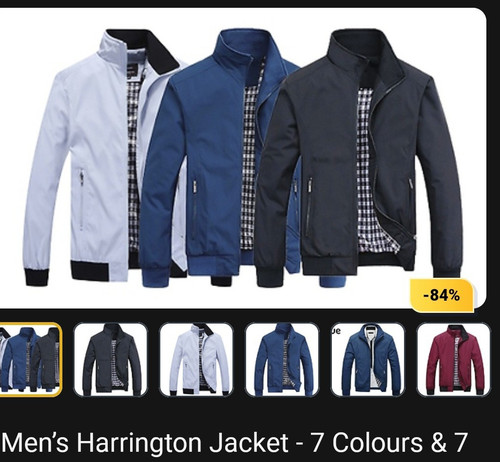 Men harrington jacket - men’s,