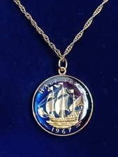 Vintage Enamelled 1967 Half